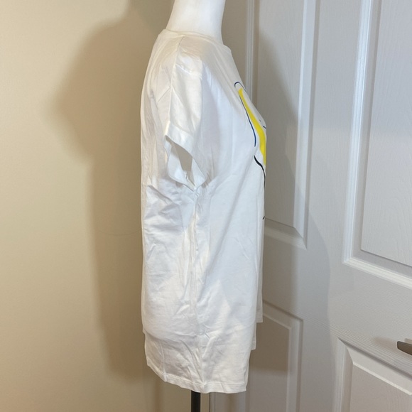 ETRE CECILE PRESQUE PARISIENNE | Size S | white oversized graphic tshirt - Picture 5 of 11